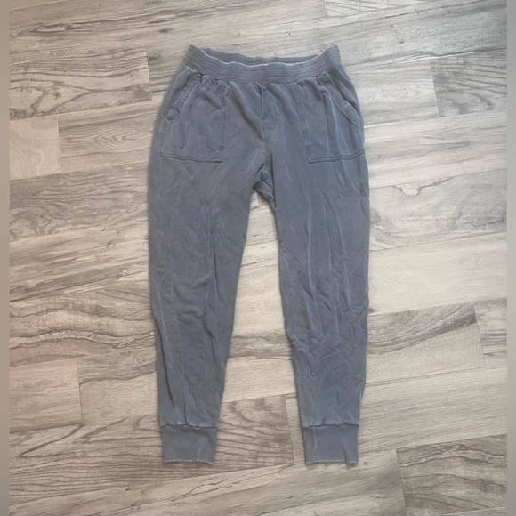 Monrow Pants - Monrow Heather Gray Jogger Pants Size Large